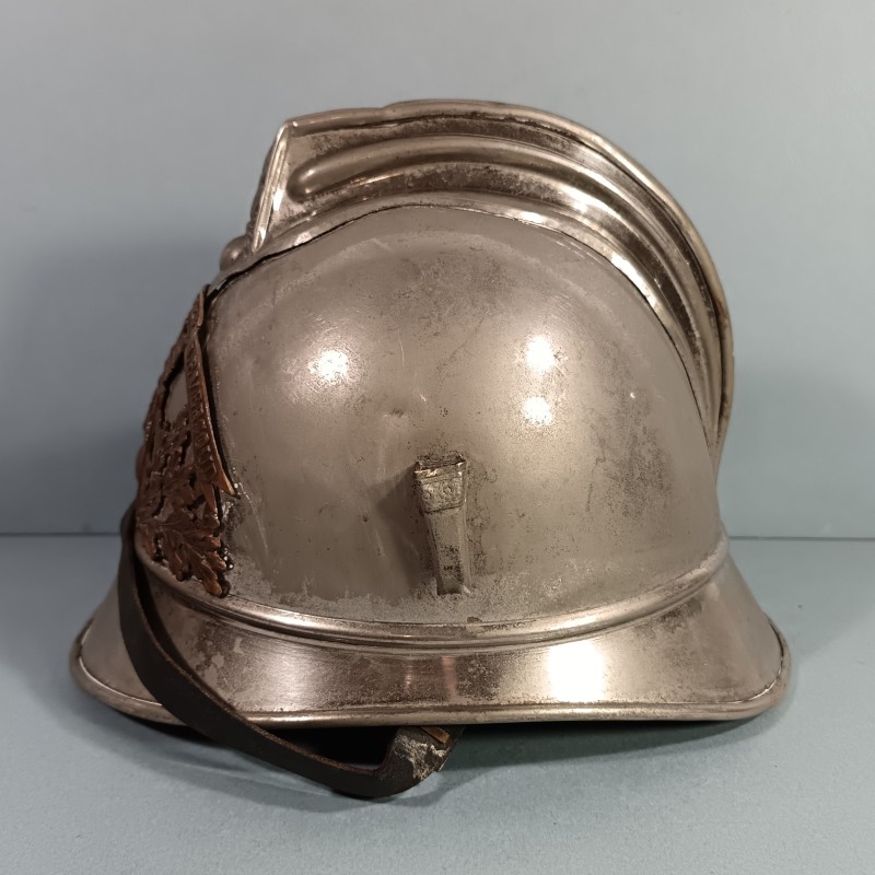 CASQUE D'OFFICIER DES SAPEURS-POMPIERS DE LA VILLE DE LE VERSOUD (ISERE) MODELE 1885 1895 COMPLET